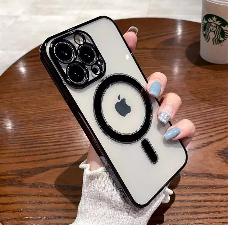 Premium Softshell Plating Straight Edges Coloured MagSafe Phone Case- for Apple iPhone 14 Series - Super Savings Technologies Co.,LTD Premium Softshell Plating Straight Edges Coloured MagSafe Phone Case- for Apple iPhone 14 Series - Super Savings Technologies Co.,LTD